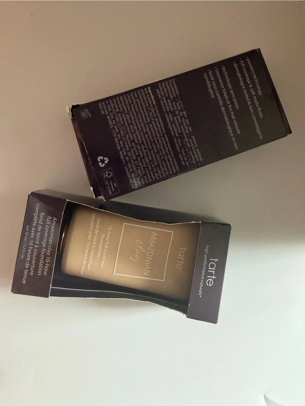 tarte Amazonian Clay Full Coverage Foundation- Light Beige 20b 2 available 1x17